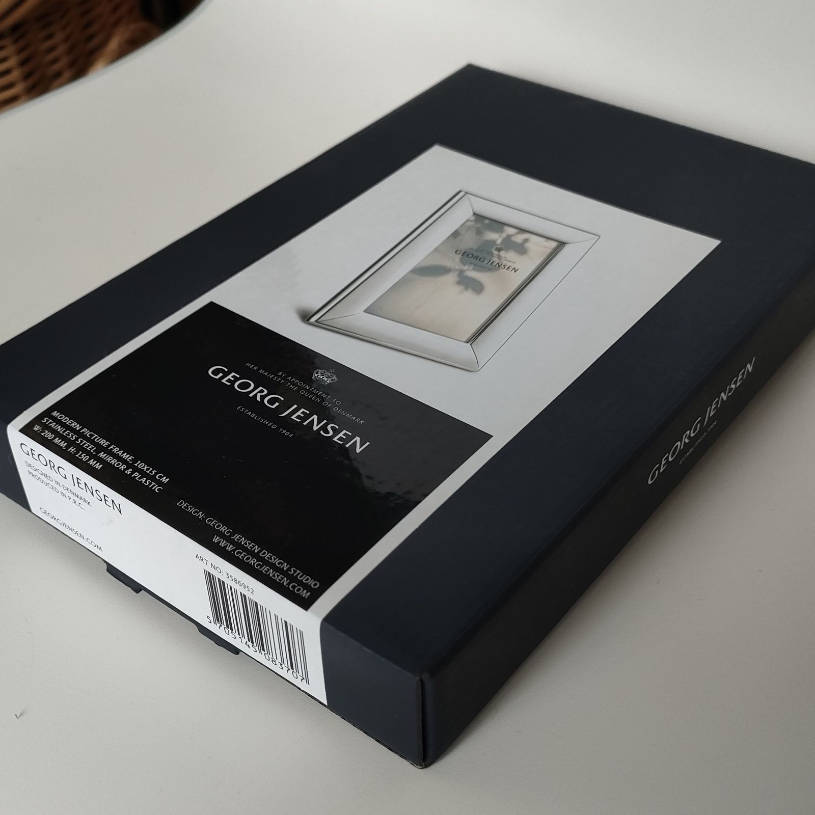 新品・未使用】GEORG JENSEN フォトフレーム 10×15cm 写真立て 