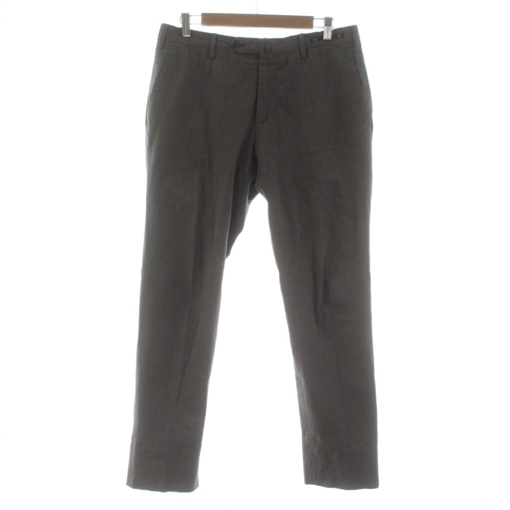PT 01 スラックス　ダークグレー48 ピーティーゼロウーノ PT01 STRETCH シアサッカー スラックス