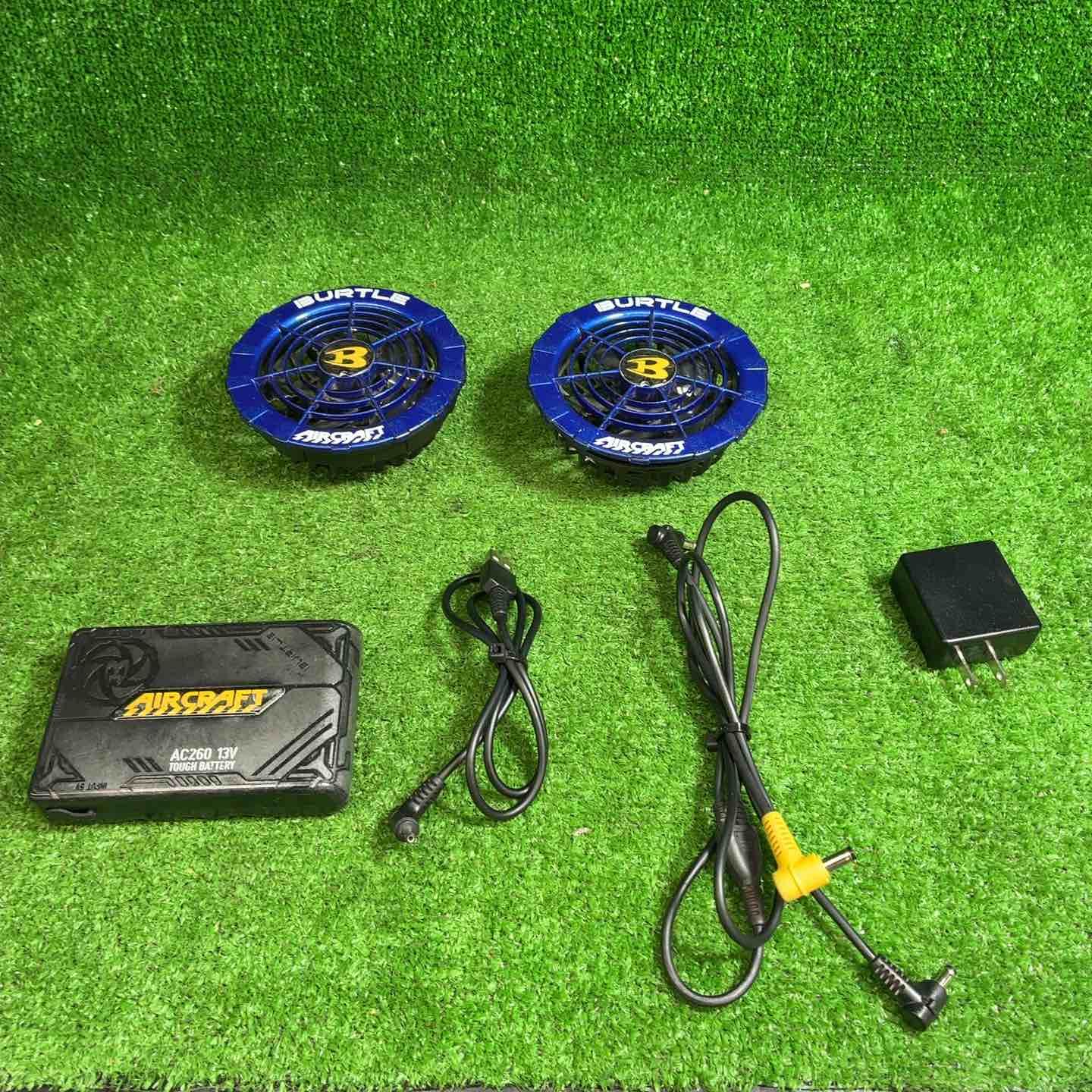 BURTLE AIRCRAFT バッテリー+ファンユニット、AC260 13V+AC270/271 