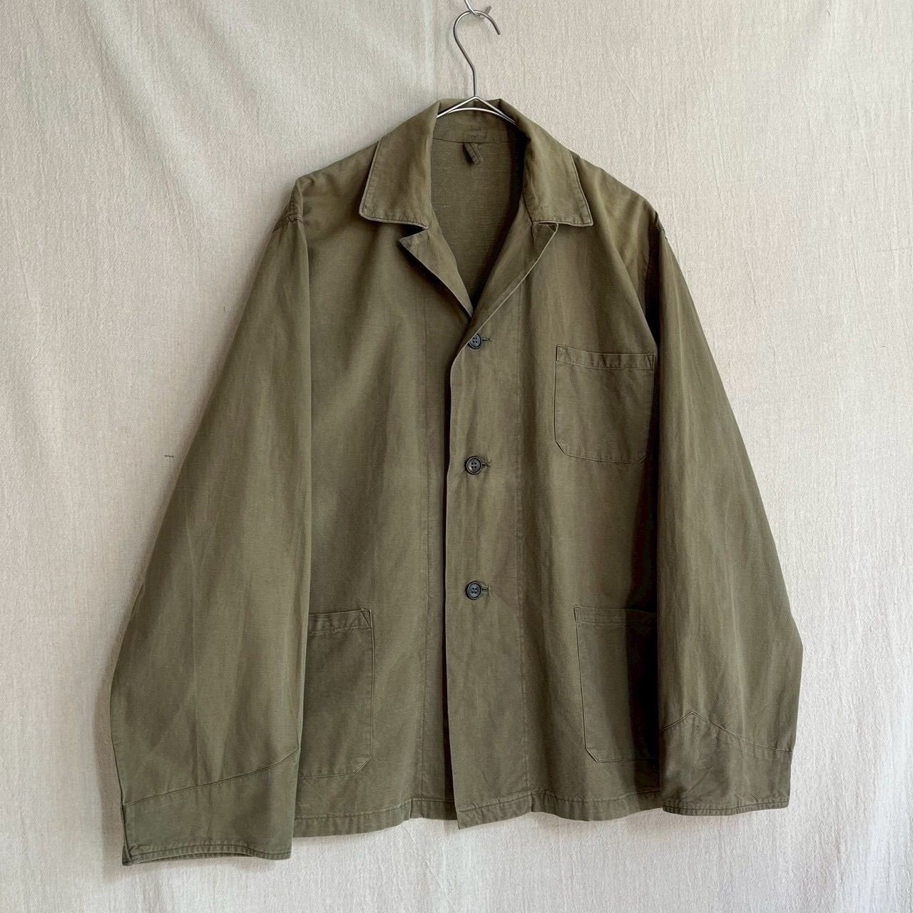50s オランダ軍 ジャケット / 50 オリーブ シャツ ワーク ミリタリー