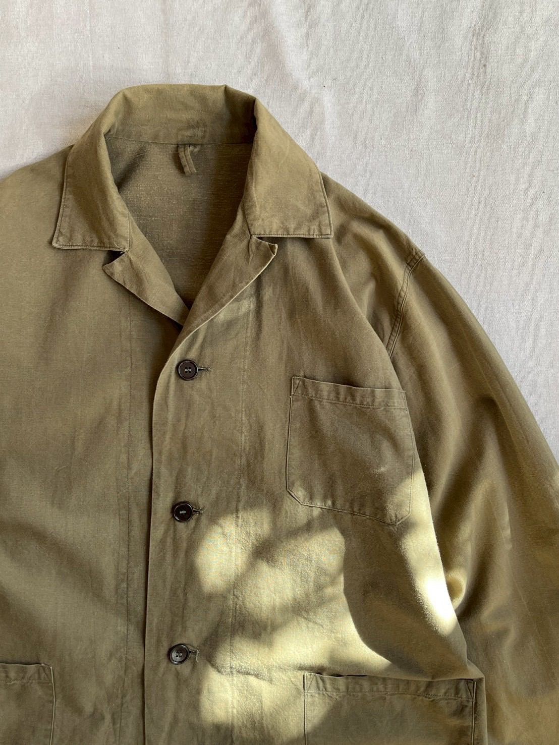 50s オランダ軍 ジャケット / 50 オリーブ シャツ ワーク ミリタリー