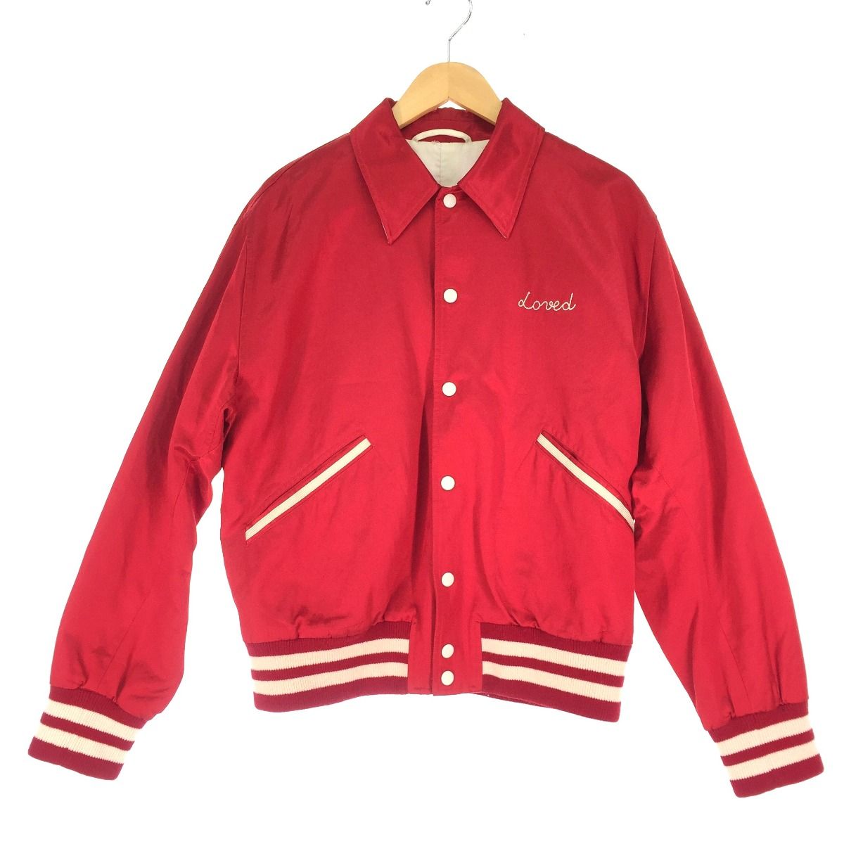 GUCCI グッチ メンズ ブルゾン 春秋物 SIZE 48 サテン アップル