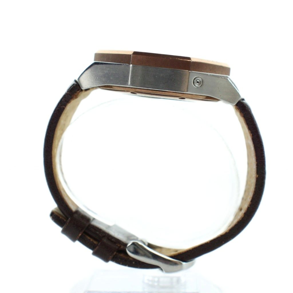  ストゥーリング オリジナル STUHRLING ORIGINAL ST-90098 腕時計 ウォッチ 自動巻き クロノグラフ レザーベルト ゴールド色 GY18 |MQ ブルゾン 自動巻き時計 腕時計(アナログ)