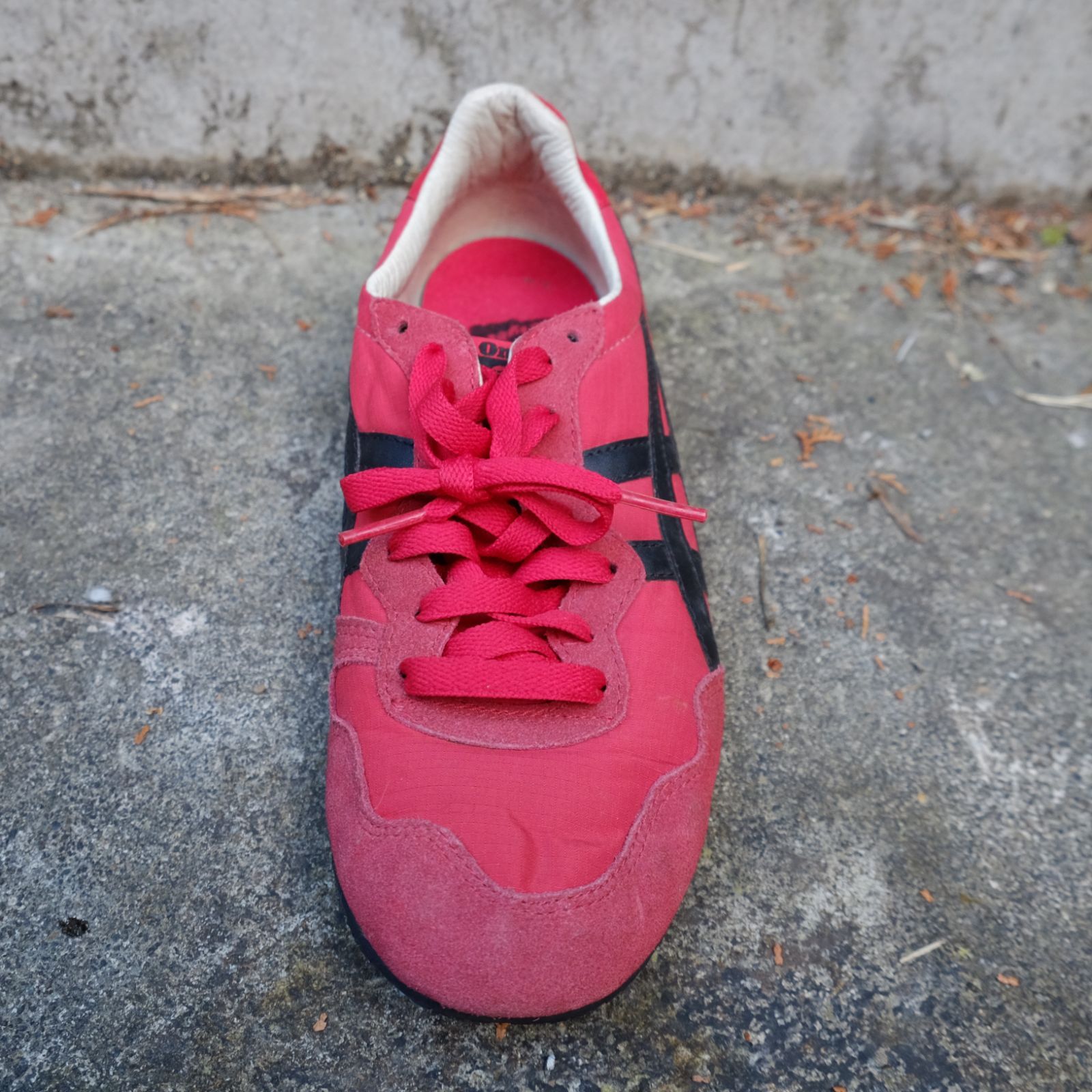 Onitsuka Tiger SERRANO Sneakers / Red & Black / Size: 25.0cm (US 