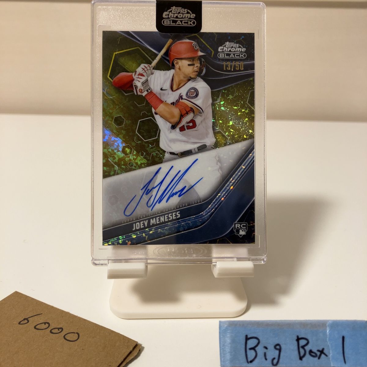 2023 Topps Chrome Black Joey Meneses 13/50 直筆サインカード