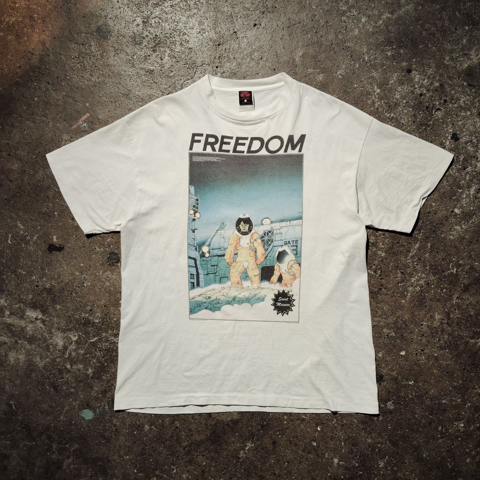 Saint Mxxxxxx × FREEDOM 24ss FD-SS TEE / ASTRO XL セントマイケル