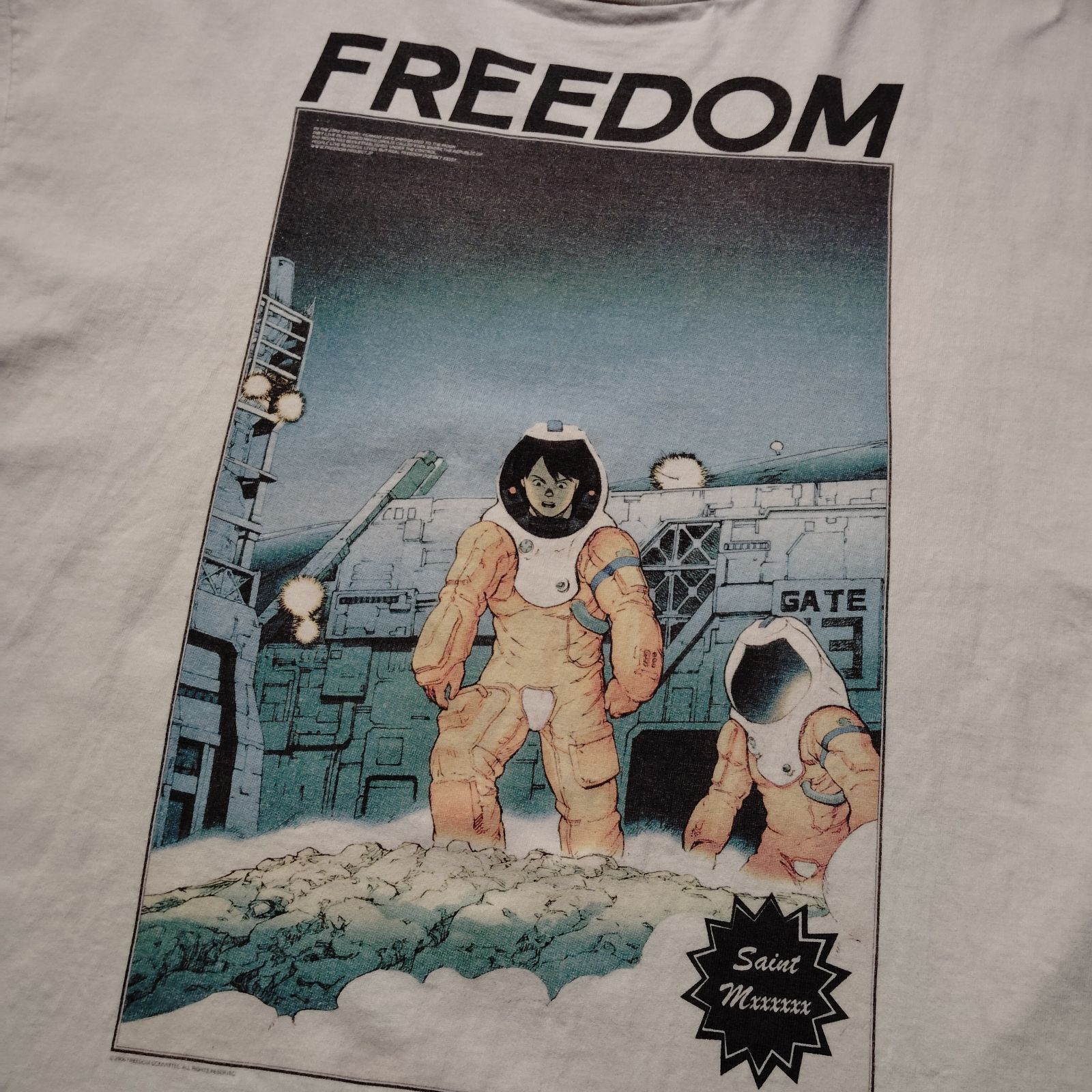 Saint Mxxxxxx × FREEDOM 24ss FD-SS TEE / ASTRO XL セントマイケル 