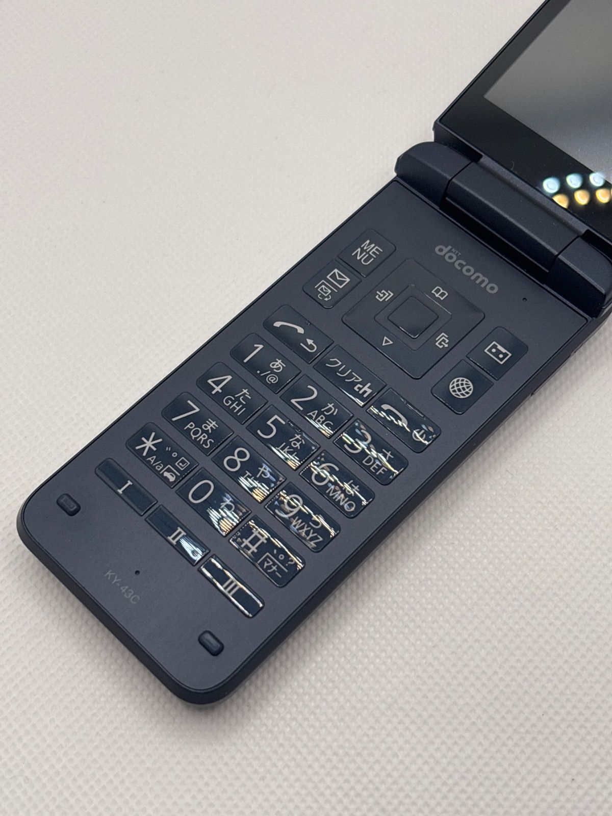 スマートフォン・携帯電話 docomo DIGNOケータイ カメラレス KY-43C Black