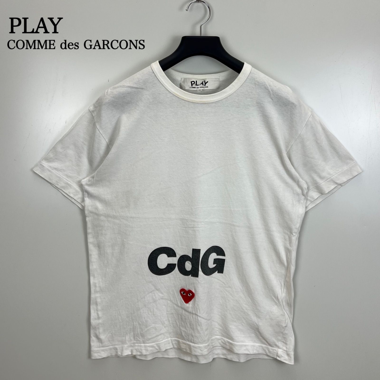 PLAY COMME des GARCONS CDG AD2020 Heart logo Tee XL AE-T102 プレイ