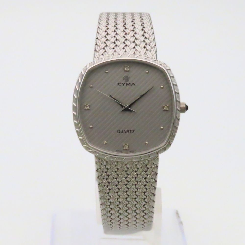 中古】 シーマ 腕時計 200-1 ステンレススチール シルバー 文字盤 