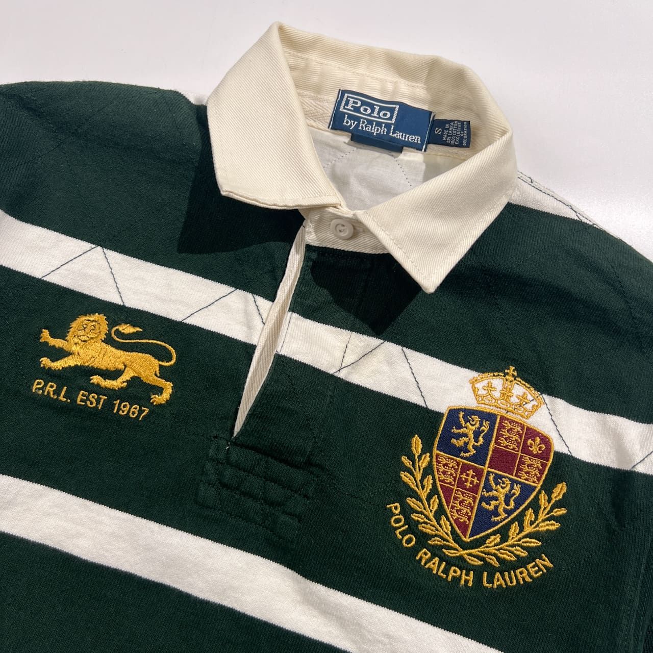 90s Polo Ralph Lauren ポロ ラルフローレン CUSTOM FIT ボーダー 
