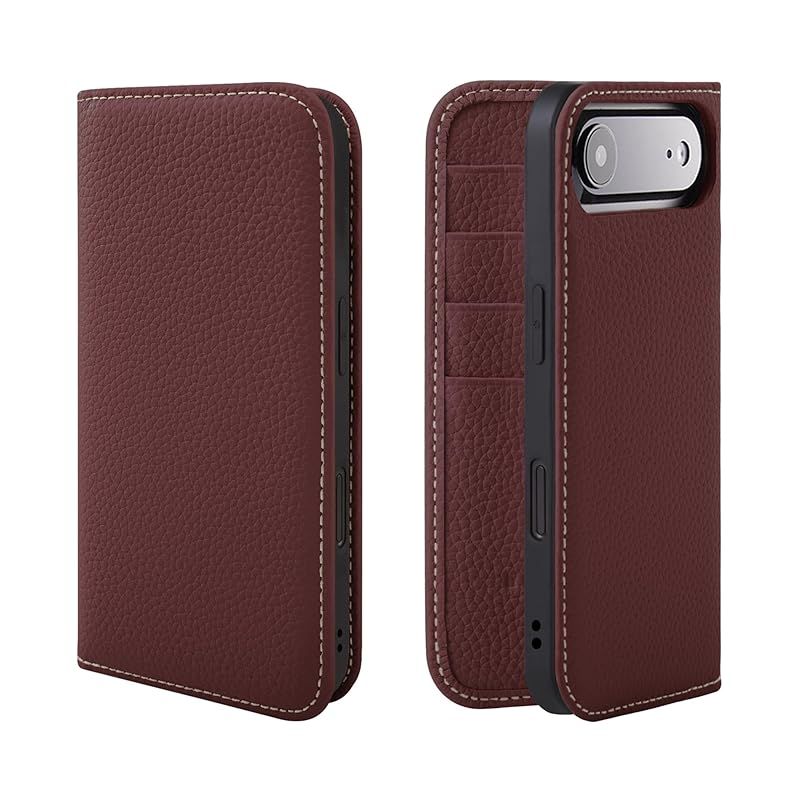 iPhoneケース・スマホ・PC [HANATORA] iPhone14Pro ケース 手帳型 本革