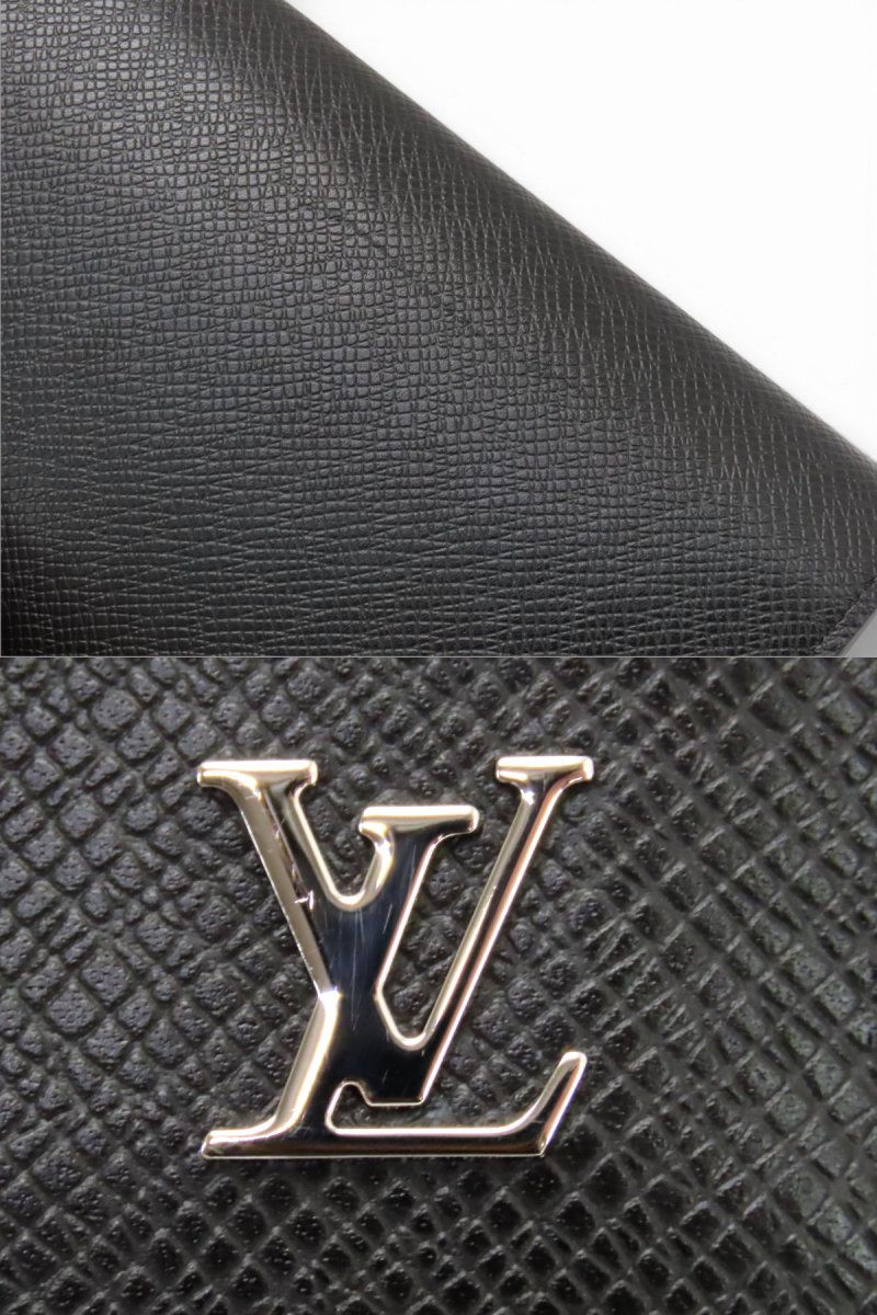 超美品】ルイヴィトン LOUIS VUITTON タイガ ポルトフォイユ ブラザ 二