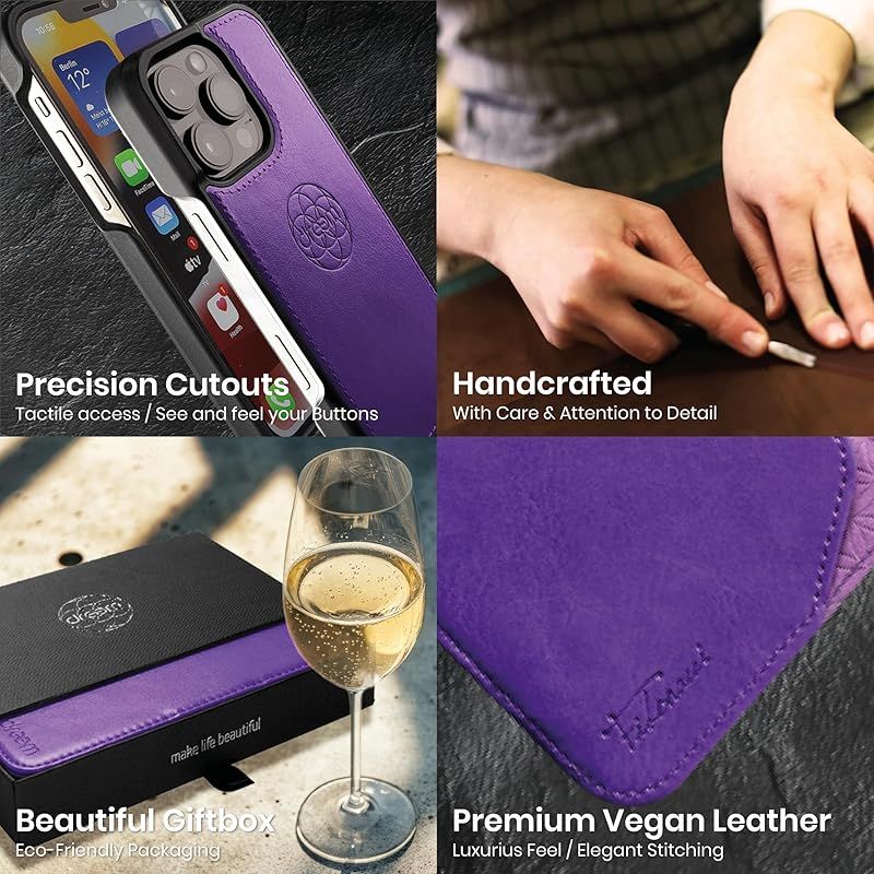 Dreemiphone15 proケースウォレット画期的なスマートフォンスタンド 新品】 Dreem iphone 15 pro max ケースウォレット、画期的な