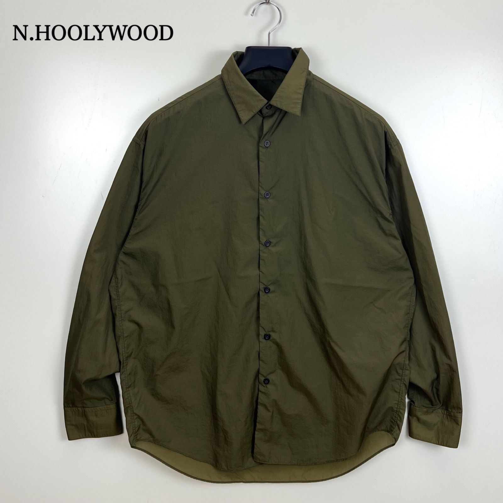 N.HOOLYWOOD Compile line nylon dress shirts 40 L 2211-SH09-002 