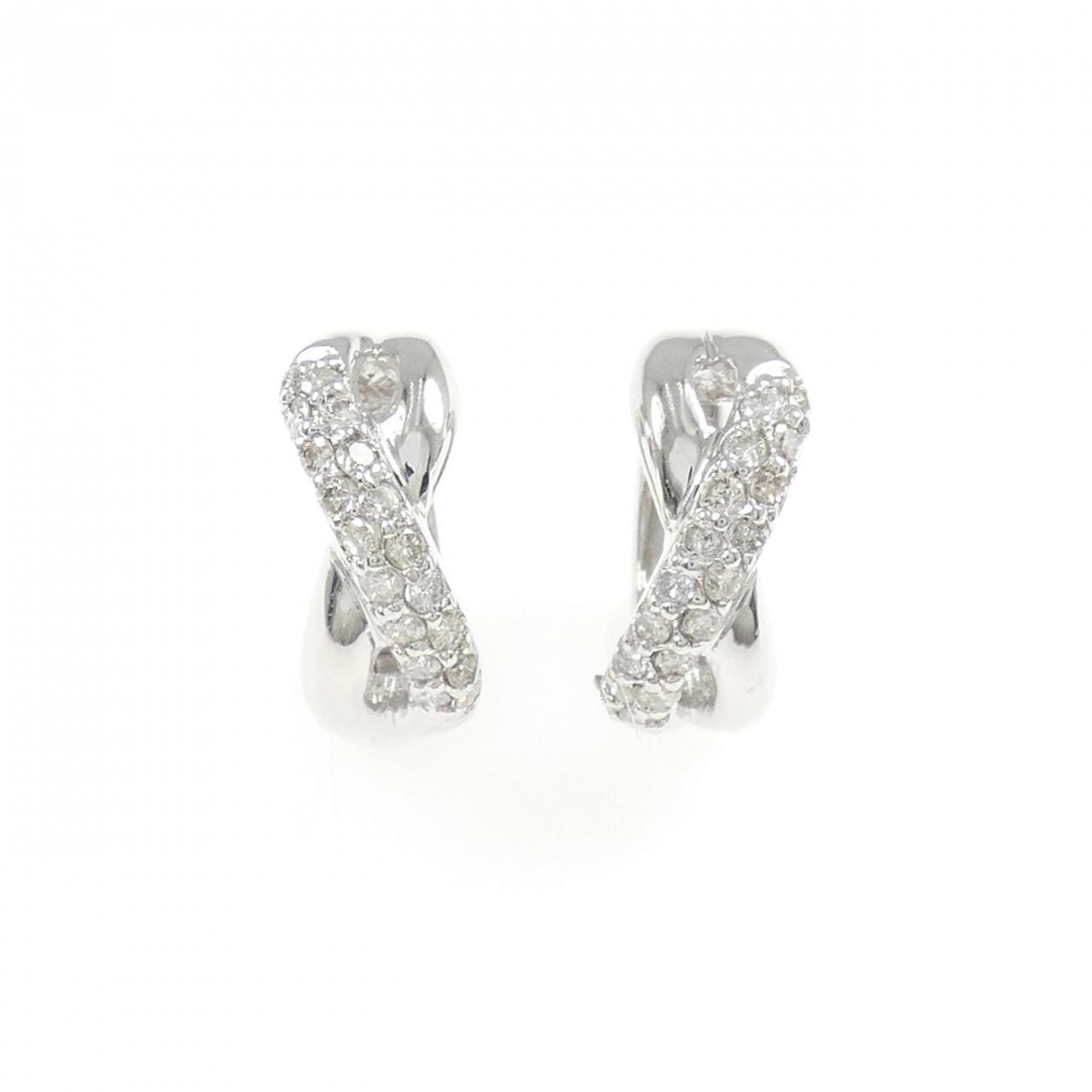 K18WG ダイヤモンド イヤリング 0.30CT - メルカリ K18WG ダイヤモンド イヤリング 0.30CT - メルカリ