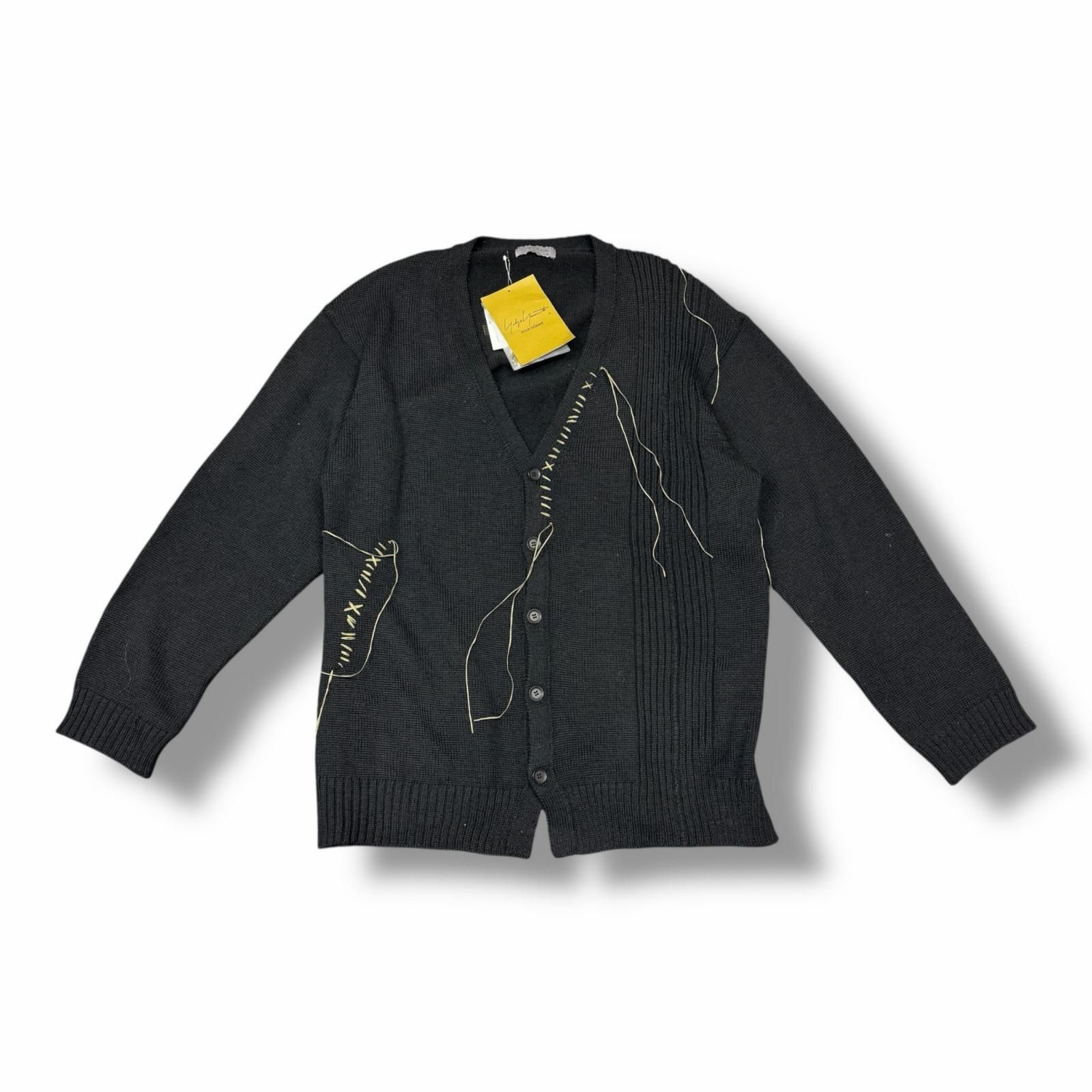参考上代79200円 未使用 Yohji Yamamoto POUR HOMME 25AW Stitch Knit 