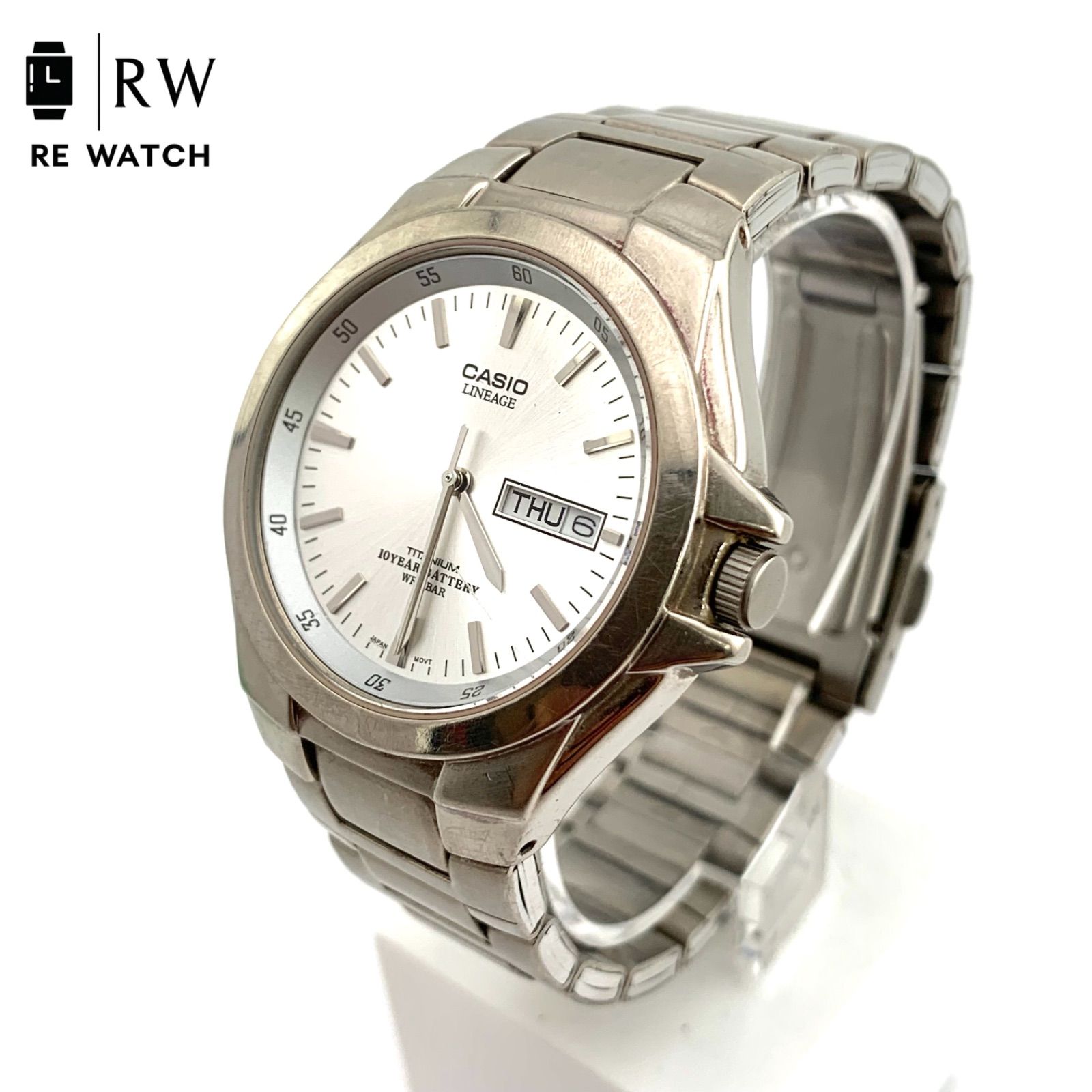 中古】CASIO LINEAGE LIN-171J チタン腕時計 - メルカリ
