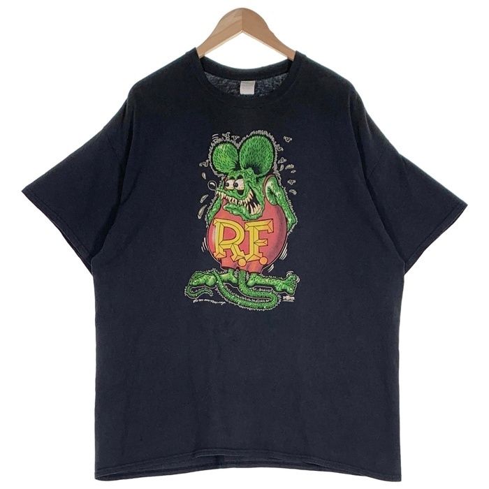Rat Fink ラットフィンク 半袖 Tシャツ ブラック Size 2XL相当-店内 