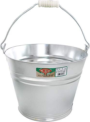 新品 尾上製作所(ONOE) 20個入り バケツ5号 G-B-10 [10リットル 亜鉛鉄板製 水漏れ無し 耐久性に優れる 口径29.8 x 底径20.6 x 深さ21.2cm 日本製]