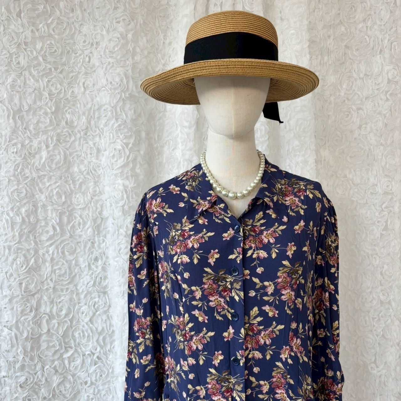 英国製 Laura Ashley ローラアシュレイ 花柄ヴィンテージ