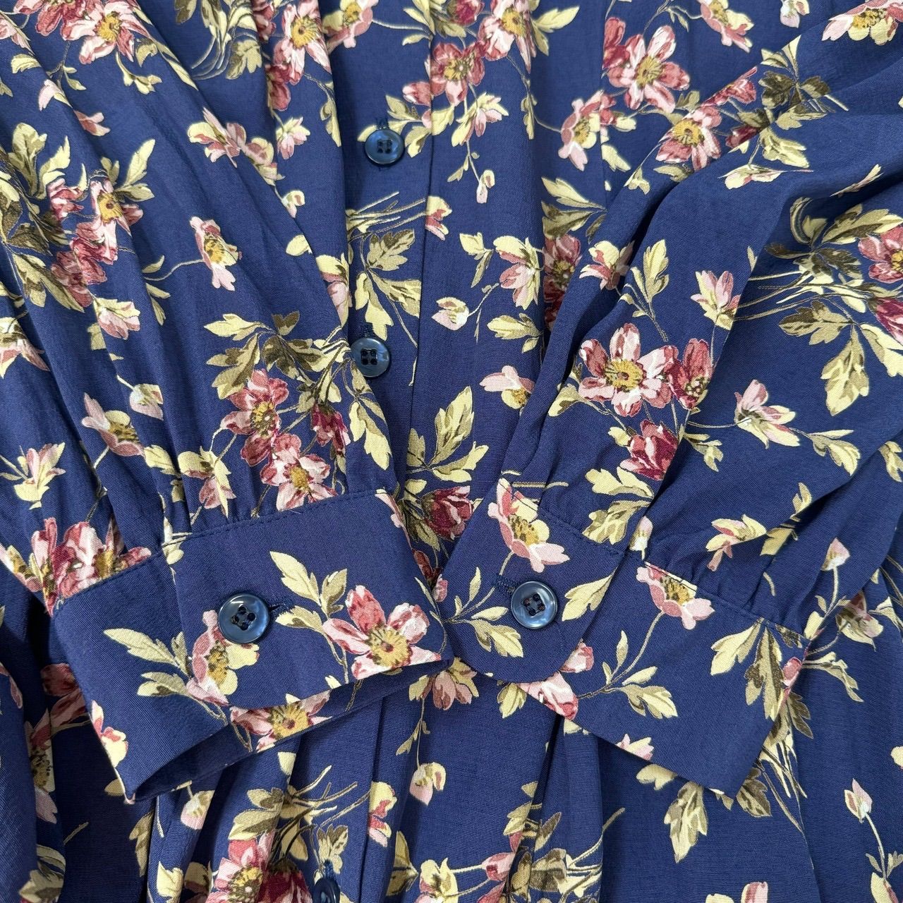英国製 Laura Ashley ローラアシュレイ 花柄ヴィンテージワンピース