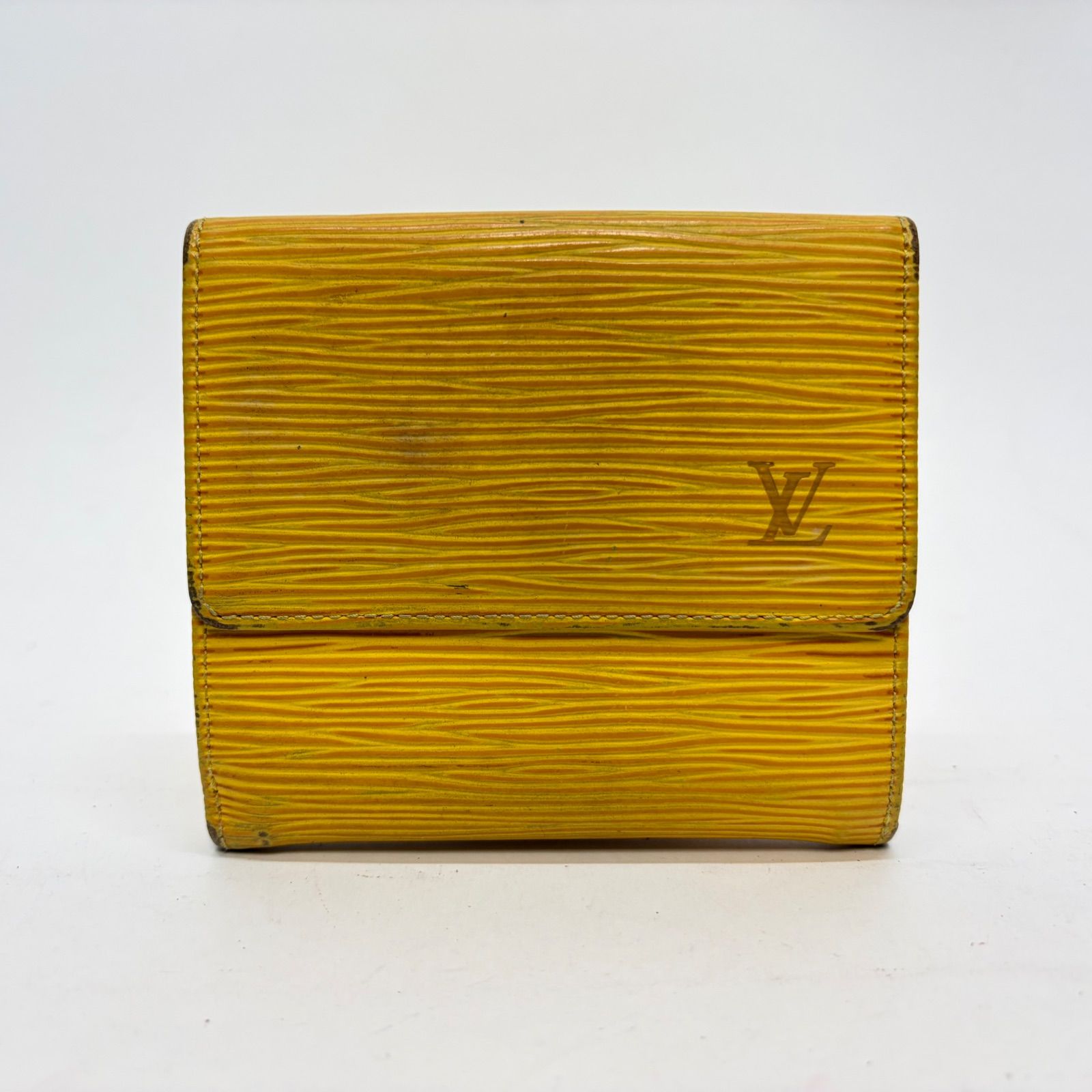 Louis Vuitton エピ 3433 LOUIS VUITTON ルイヴィトン エピ イエロー 三つ折り財布