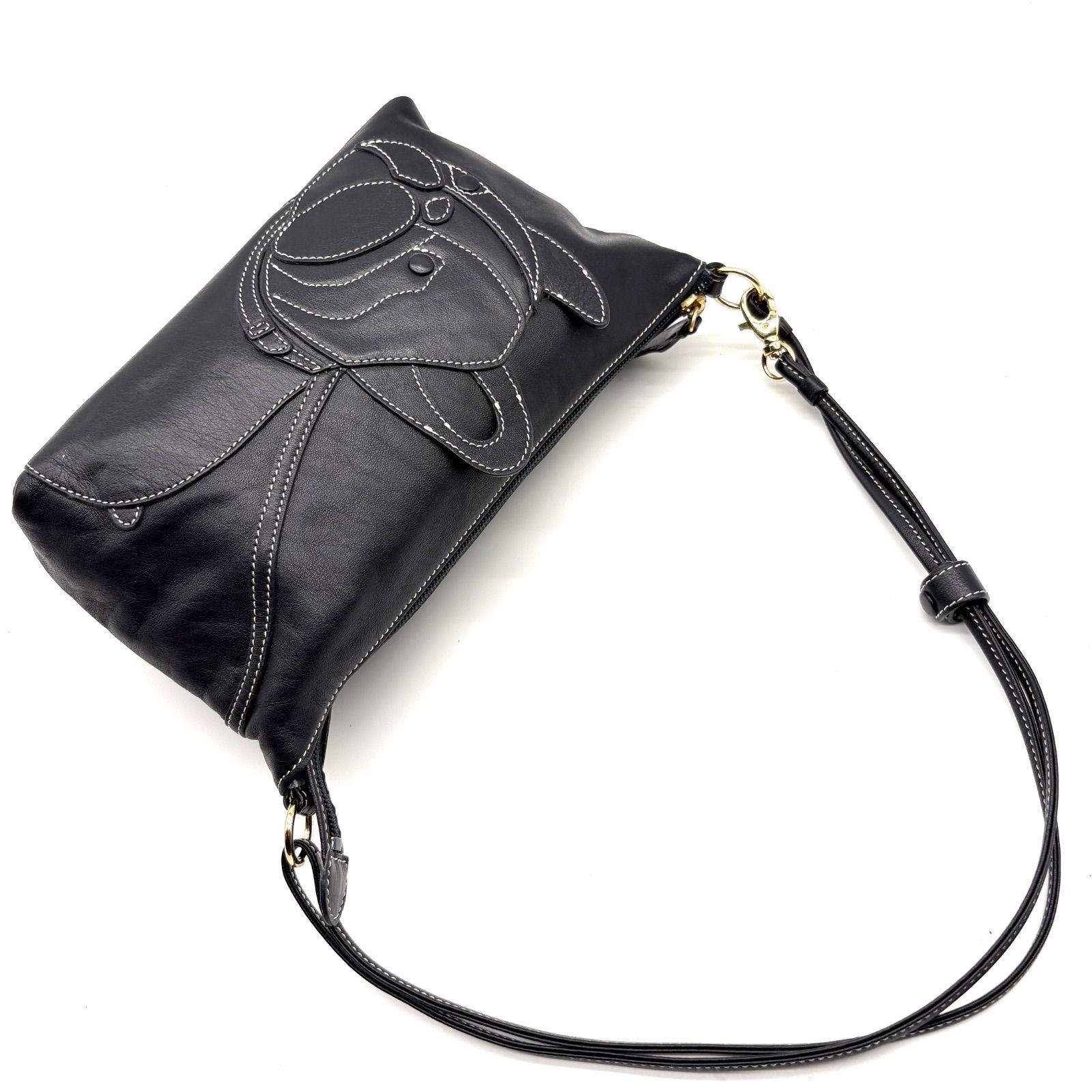 美品✨】Kitamura leather shoulderbag キタムラ レザー素材ショルダー