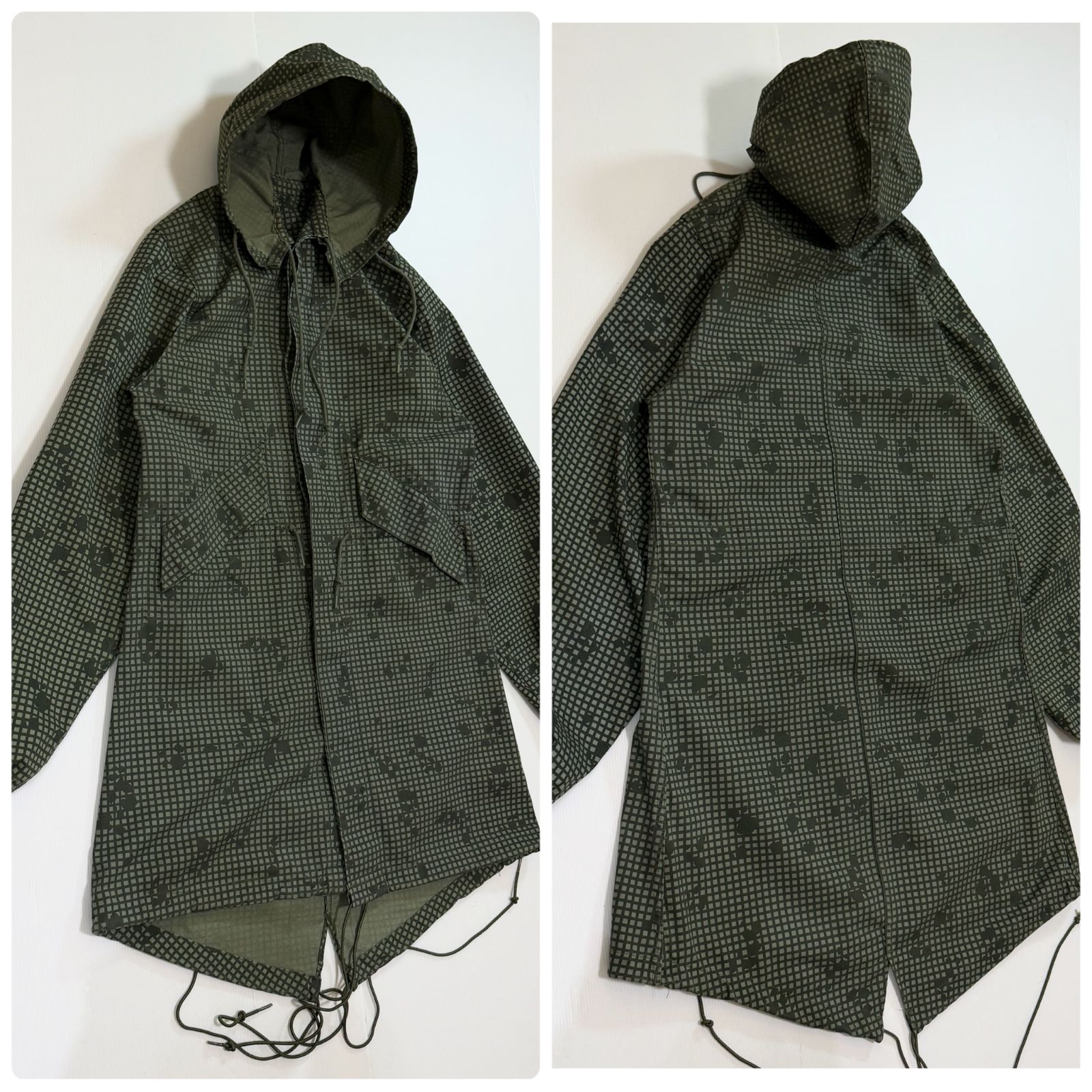 80s U.S.ARMY USED 希少サイズ 米軍 実物 ナイトデザートカモ シェル