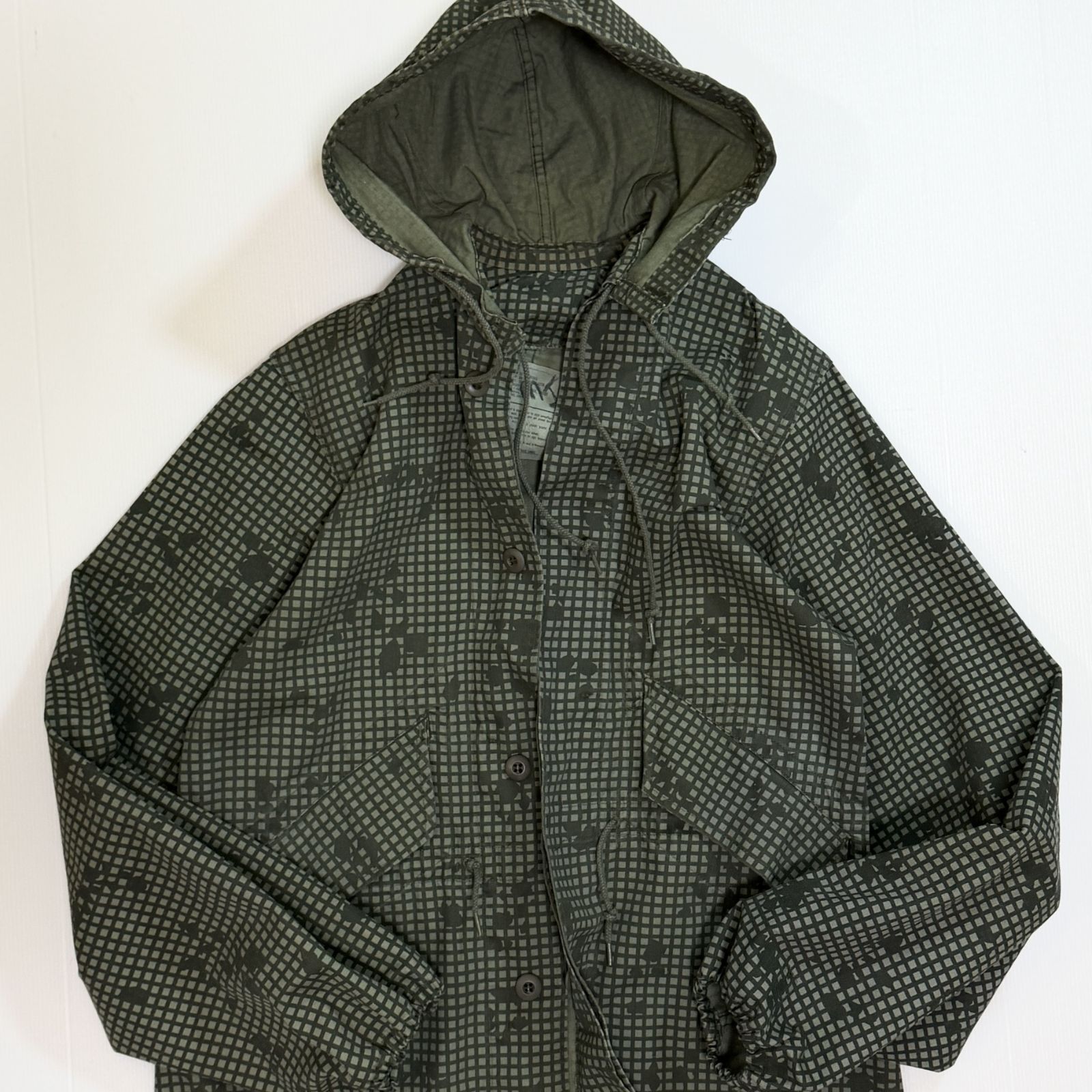 【美品】80s アメリカ軍　実物ナイトデザートカモパーカ　USA製 80s U.S.ARMY USED 希少サイズ 米軍 実物 ナイトデザートカモ シェル