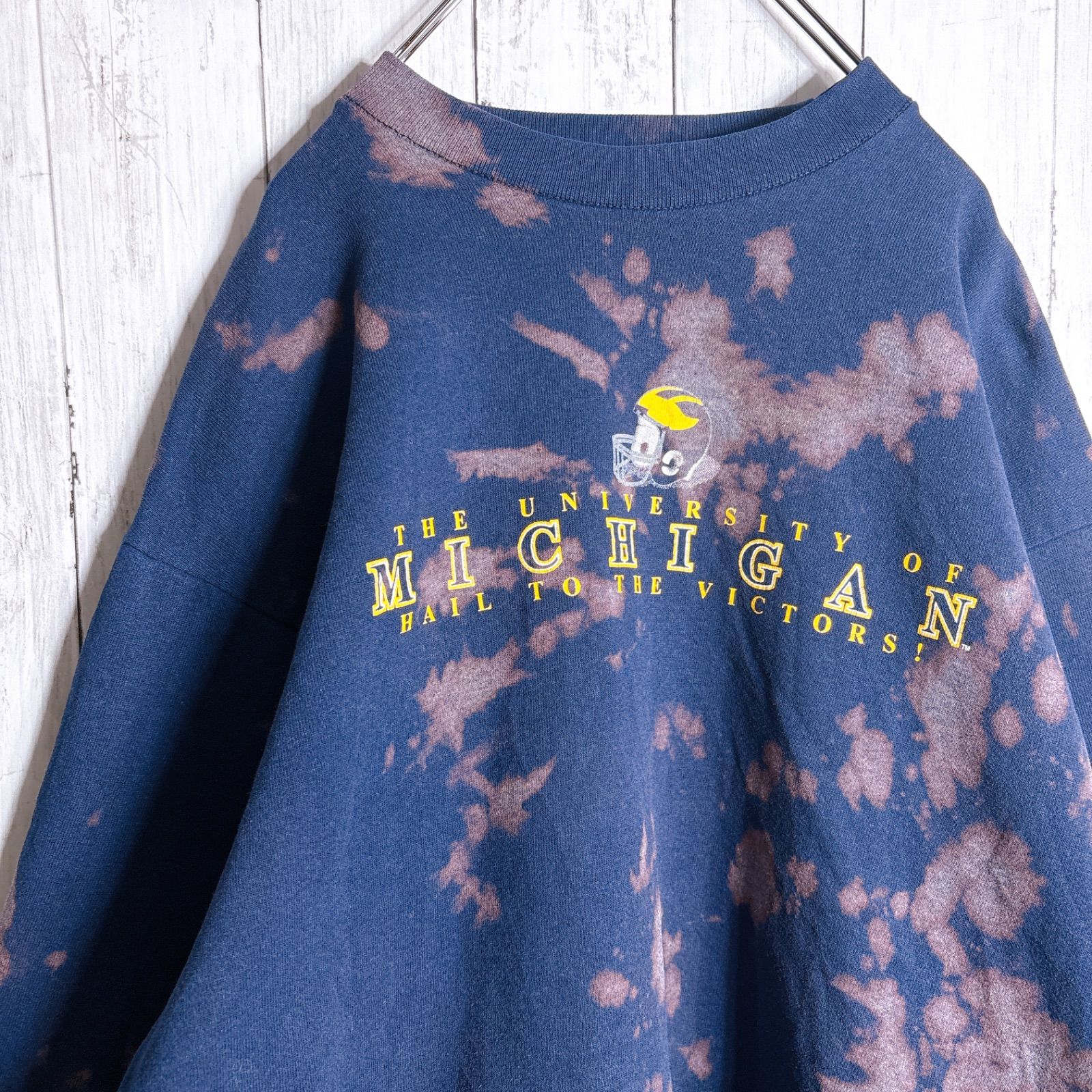 入手困難】00s Vintage Michigan university ミシガン カレッジロゴ 