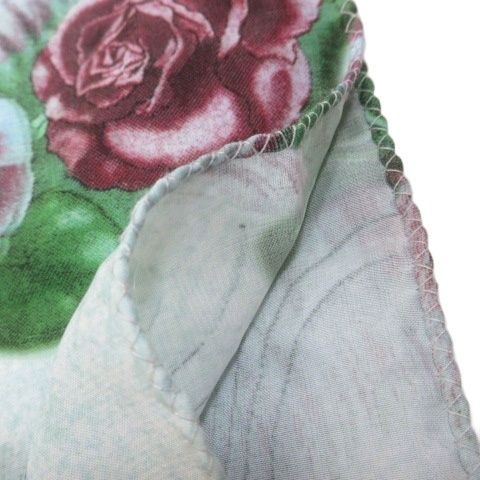 あちゃちゅむムチャチャ ahcahcum-muchacha 美品 スカーフ ネコ柄 花柄