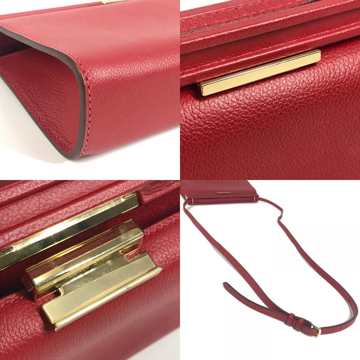エルメス HERMES エルメス・クリックH 21 エルメス・クリックH21 2WAYバッグ 斜め掛け カバン クラッチバッグ ショルダーバッグ Y刻 ルージュピマン レッド HERMES エルメス ショルダーバッグ エルメス・クリックH 21 ルージュ