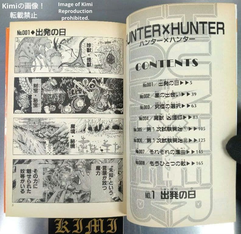 HUNTER×HUNTER 1 初版 第1刷発行 冨樫義博 ハンター×ハンター とがし