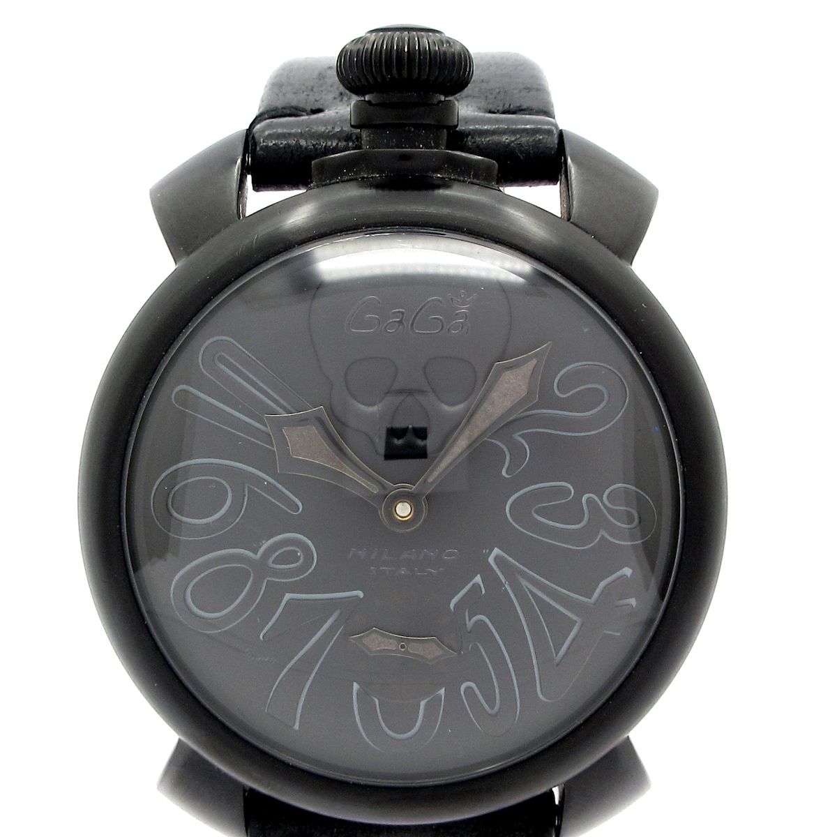 ガガミラノ GaGaMilano 48 腕時計 男女兼用 クォツ 美品 1円