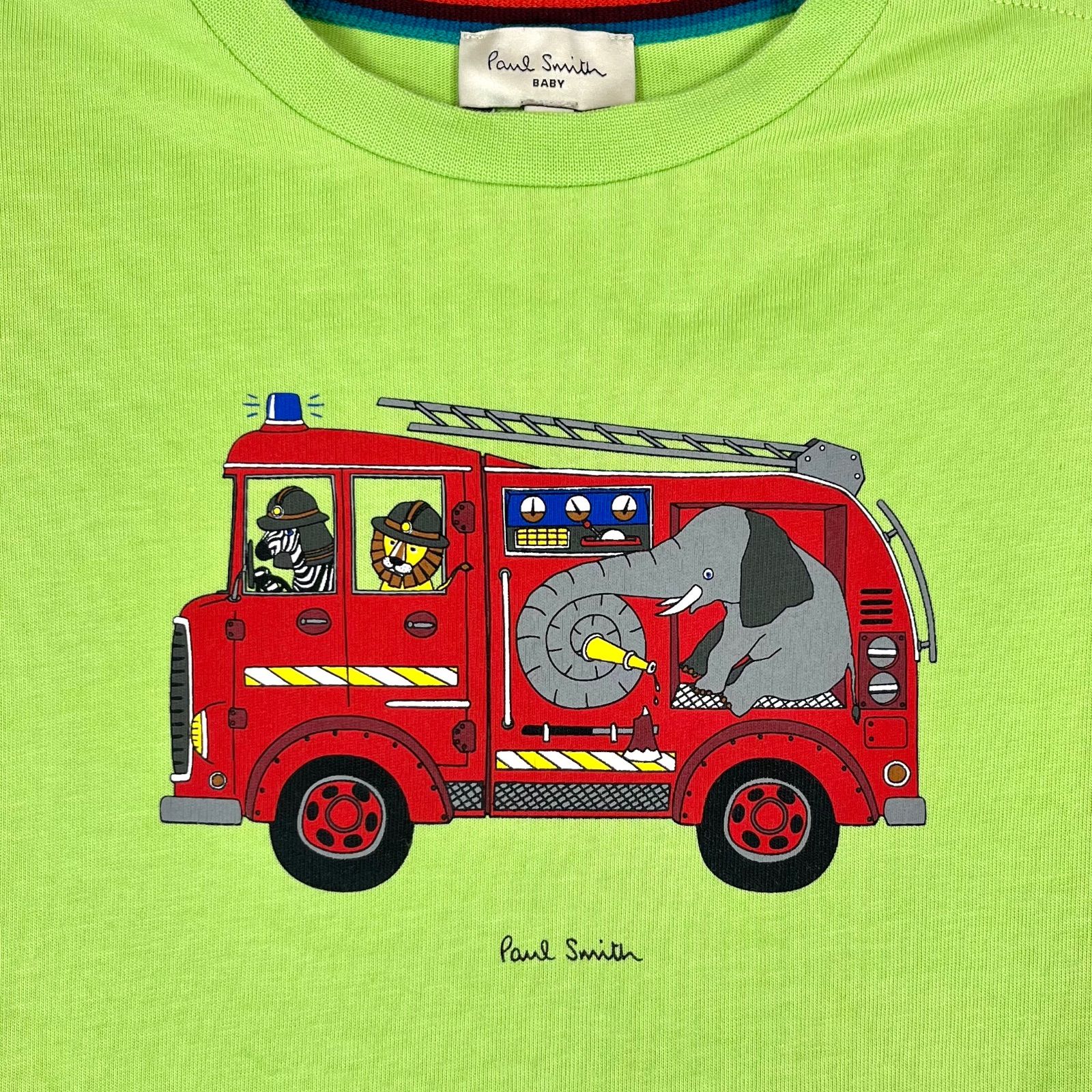 Paul Smith ポールスミス ベビーファイアーエレファント プリント T 