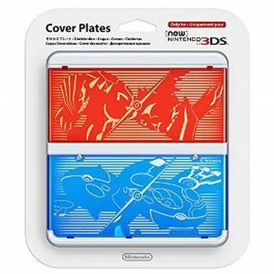 【中古】ニンテンドー3DSハード きせかえプレート NO.040 ポケモン・オメガルビー/アルファサファイア(New3DS用)