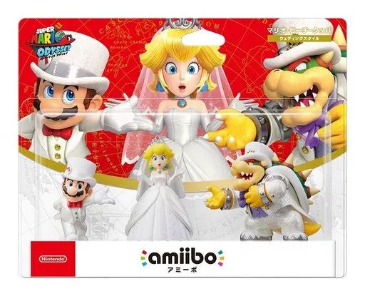 【中古】amiibo amiibo トリプルウェディングセット (スーパーマリオシリーズ)