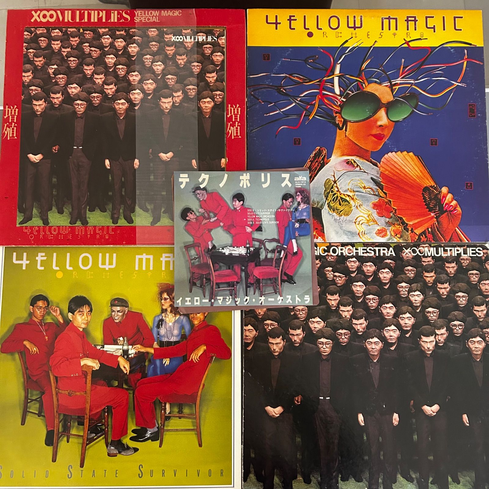 YELLOW MAGIC ORCHESTRA BGM 他 レコード4枚セット Yellow YMO