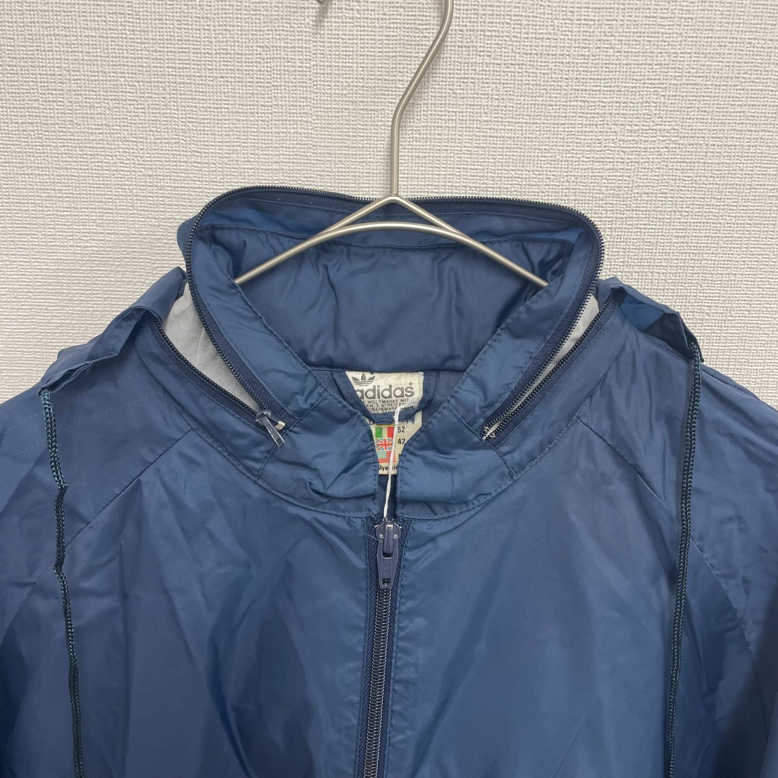 80s 万国旗タグ ヴィンテージ adidas originals ナイロンジャケット 