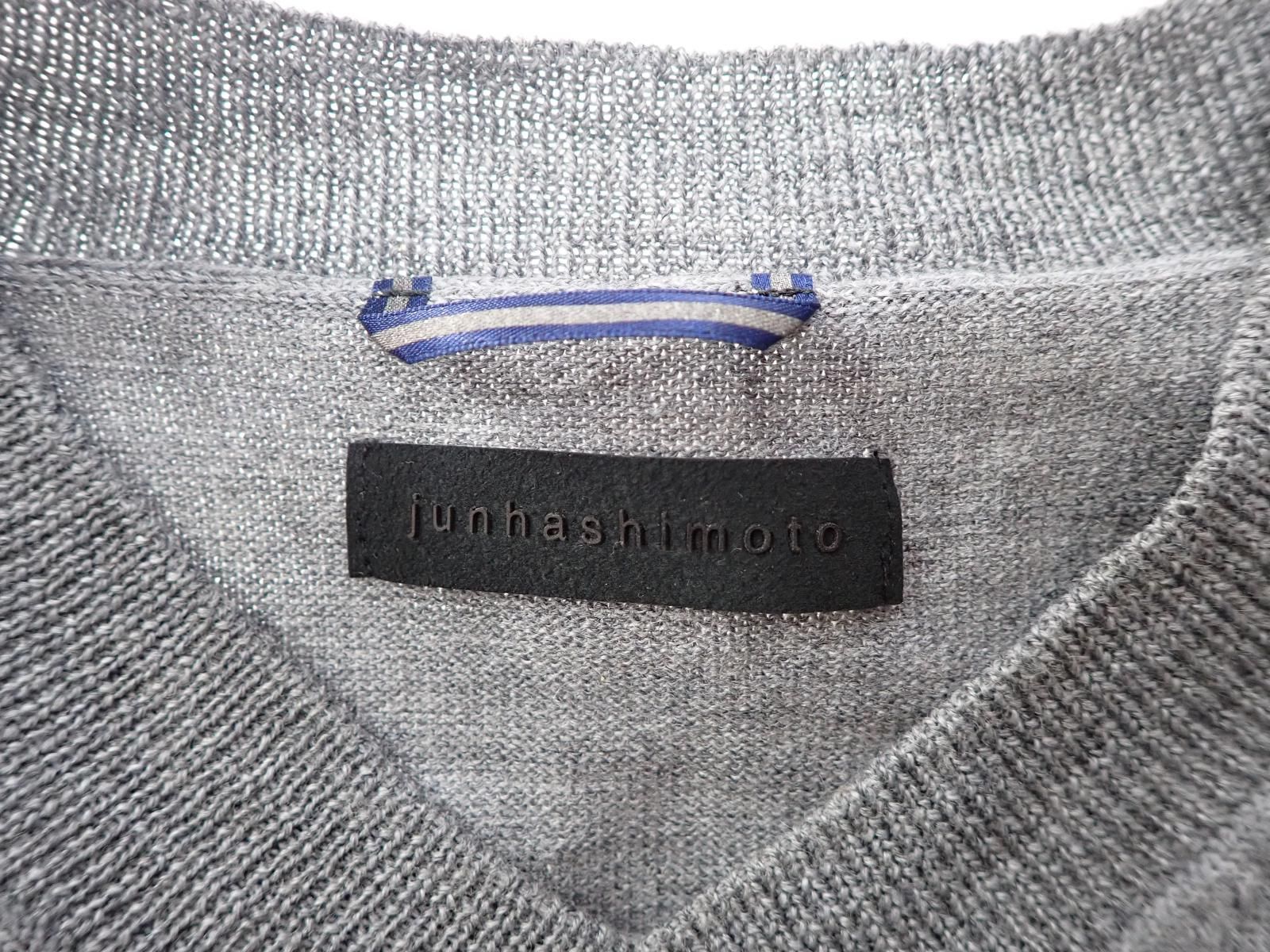☆5301☆junhashimoto ジュンハシモト V NECK ニット 1091920004 美品 