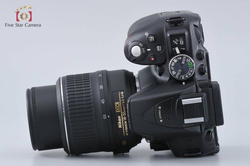 中古】Nikon ニコン D5300 ブラック + AF-S DX NIKKOR 18-55mm f/3.5 