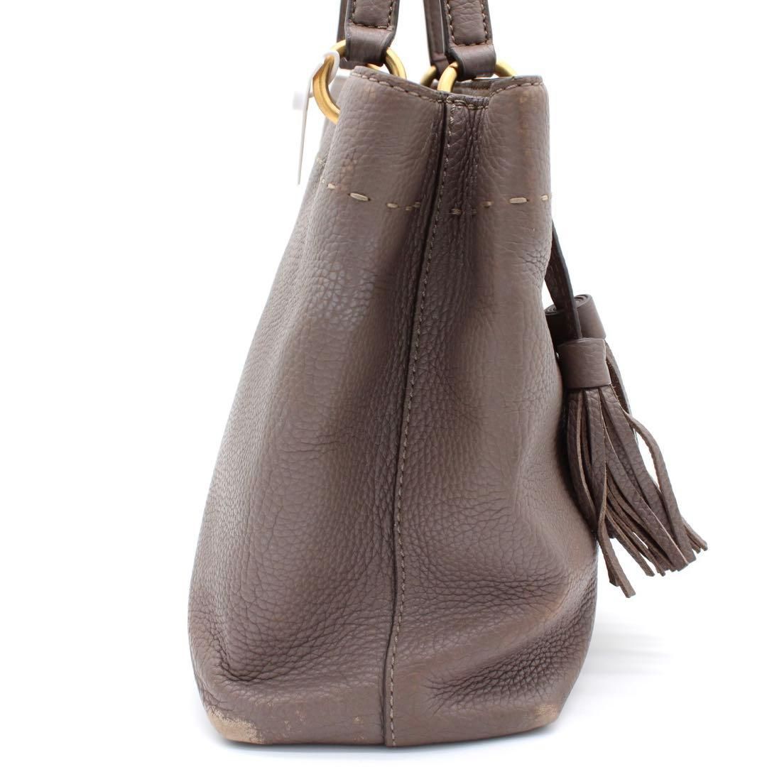 良品】TORYBURCH McGraw ハンドバッグ トートバッグ タッセル 良品】TORYBURCH McGraw ハンドバッグ トートバッグ タッセル