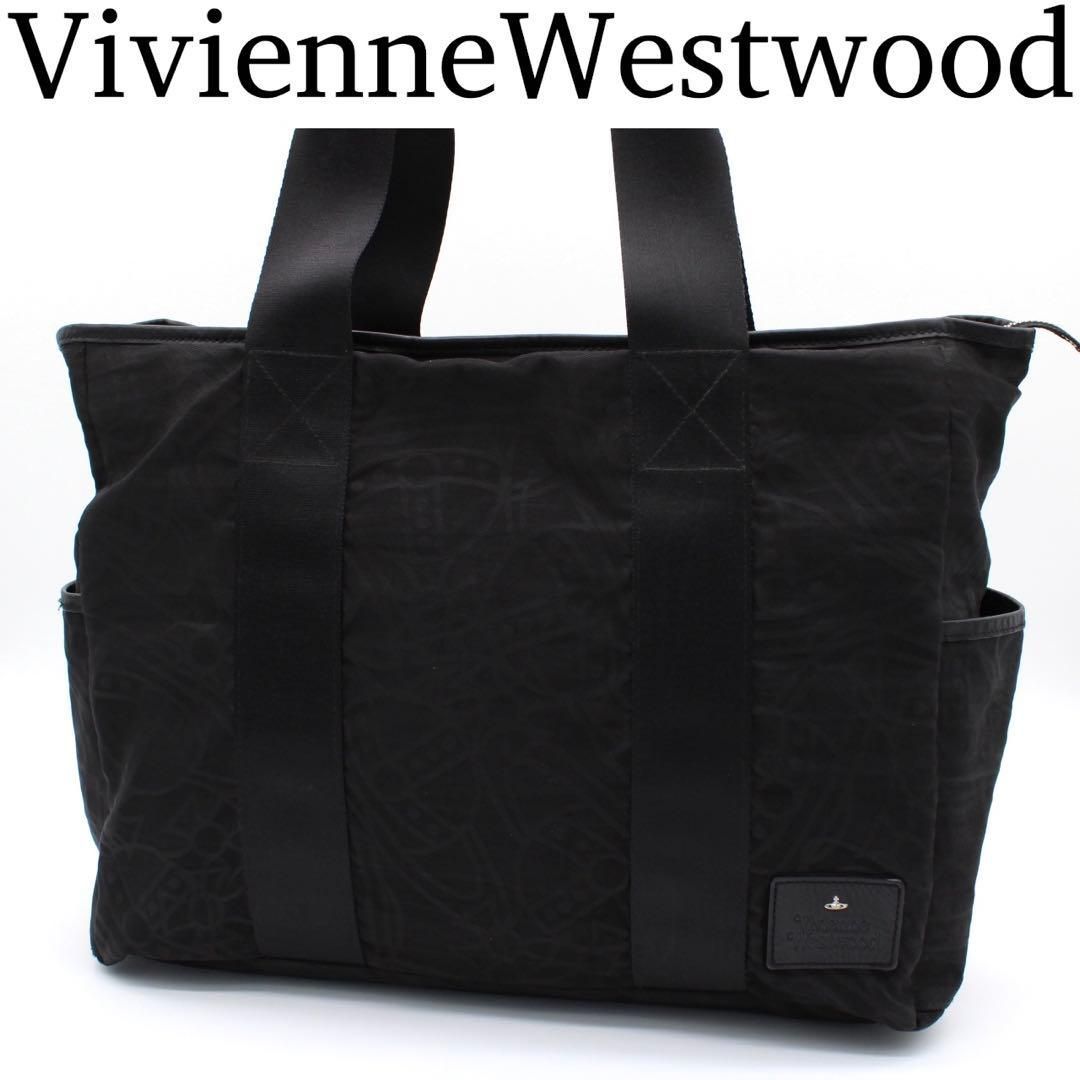 美品】Vivienne Westwood ORB エンボス トートバッグ 黒色 - メルカリ
