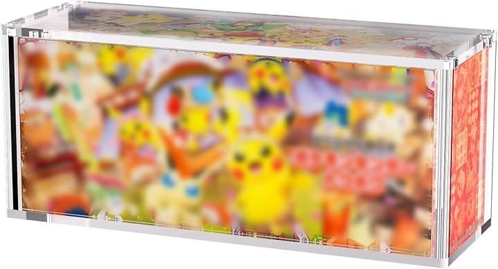 Yotakala Pokémon Card Loader Box Loader UV Cut Box Loader Yu-Gi-Oh! Pokéka Compatible Storage Case Storage Unopened Card Loader with Shrink (Clear, Compatible with Pokémon Center Tohoku/Hiroshima/Fukuoka Special Box)