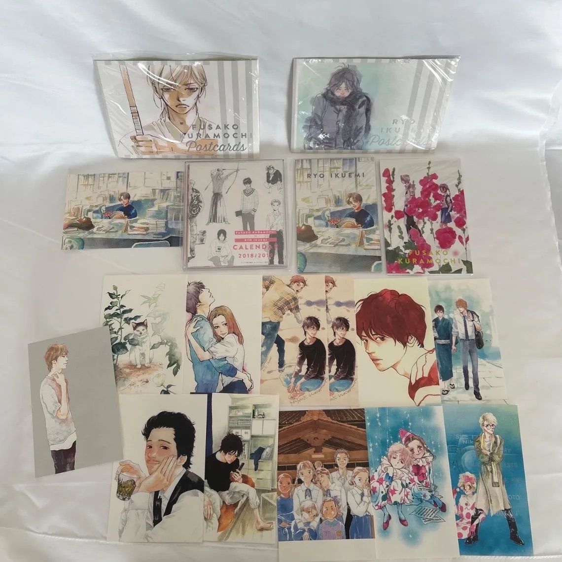 新品未開封と未使用品】くらもちふさこ×いくえみ綾二人展 ポストカード