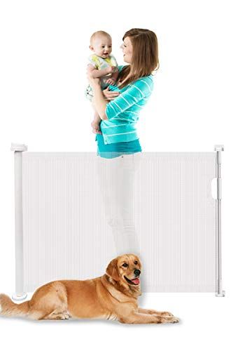 TAOTAO すっきりロールゲート ベビーゲート ペットゲート 出産祝い 赤ちゃん ベビー 新生児 ベビーガード 階段上設置 ペットフェンス ベビーフェンス White 彡 405d8b2f