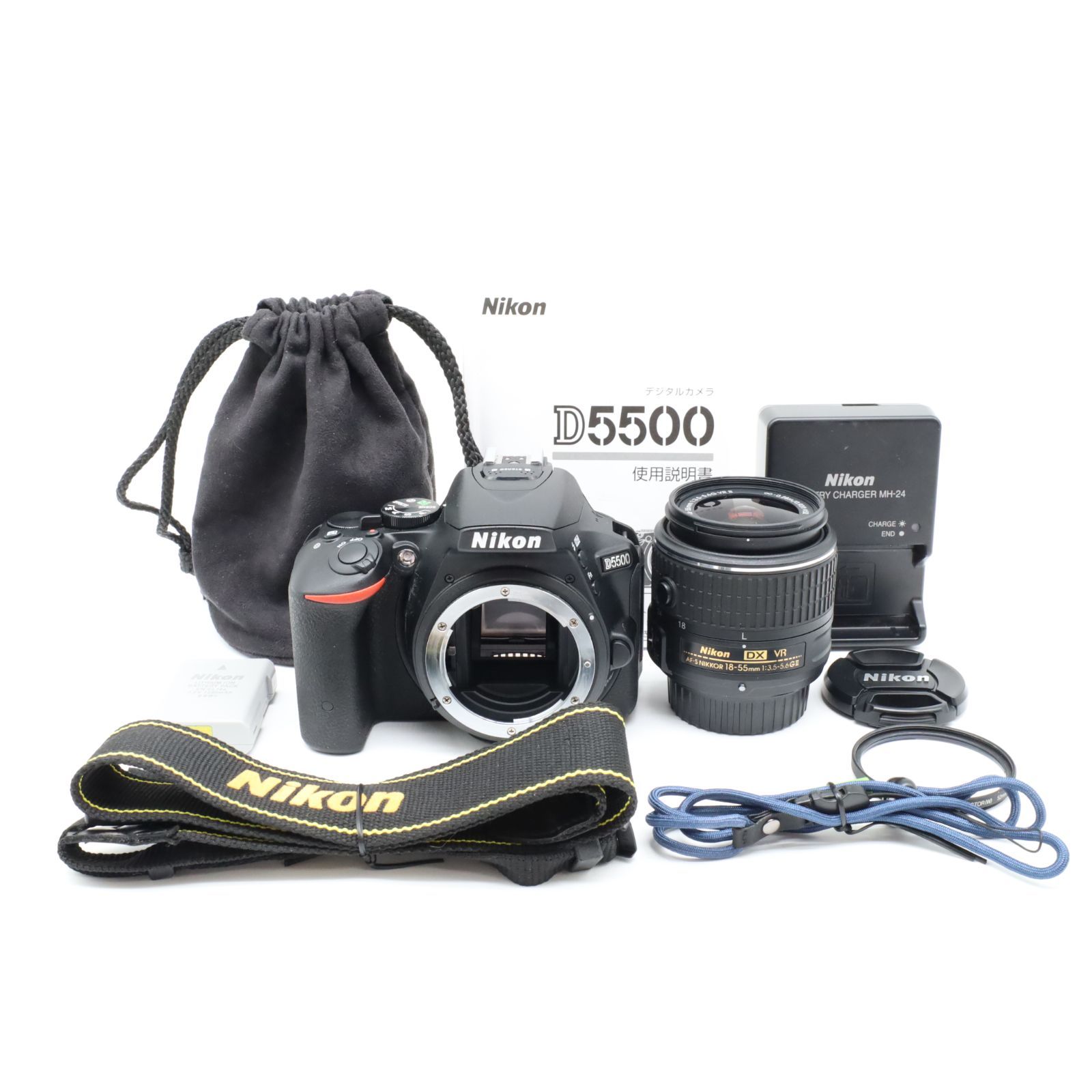 □極上品□ Nikon（ニコン）D5500 18-55 VR II レンズキット デジタル