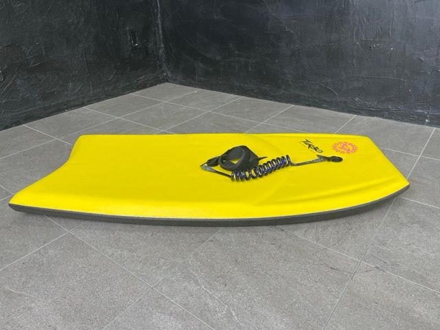 2025，大人気 TURBO ボディボード 約51x6x100cm イエロー スポーツ用品