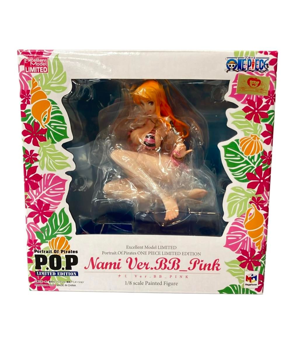 美品 メガハウス ONE PIECE P.O.P LIMITED EDITION ナミ Ver.BB_PINK 